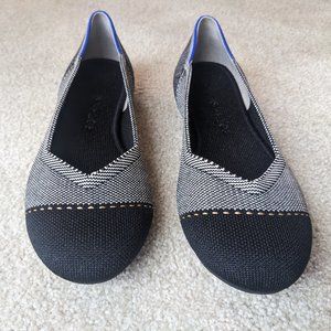 Rothy's The Flat Grey Mist Captoe 7.5